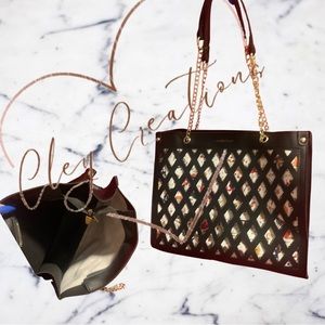 Carnaval back and white tote bag